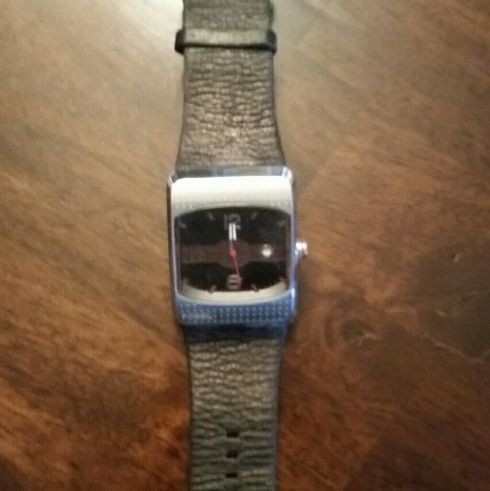 Fossil Watch with mermaid print